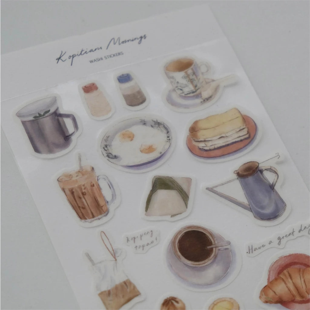 Wenyea: [Sticker] Kopitiam Morning