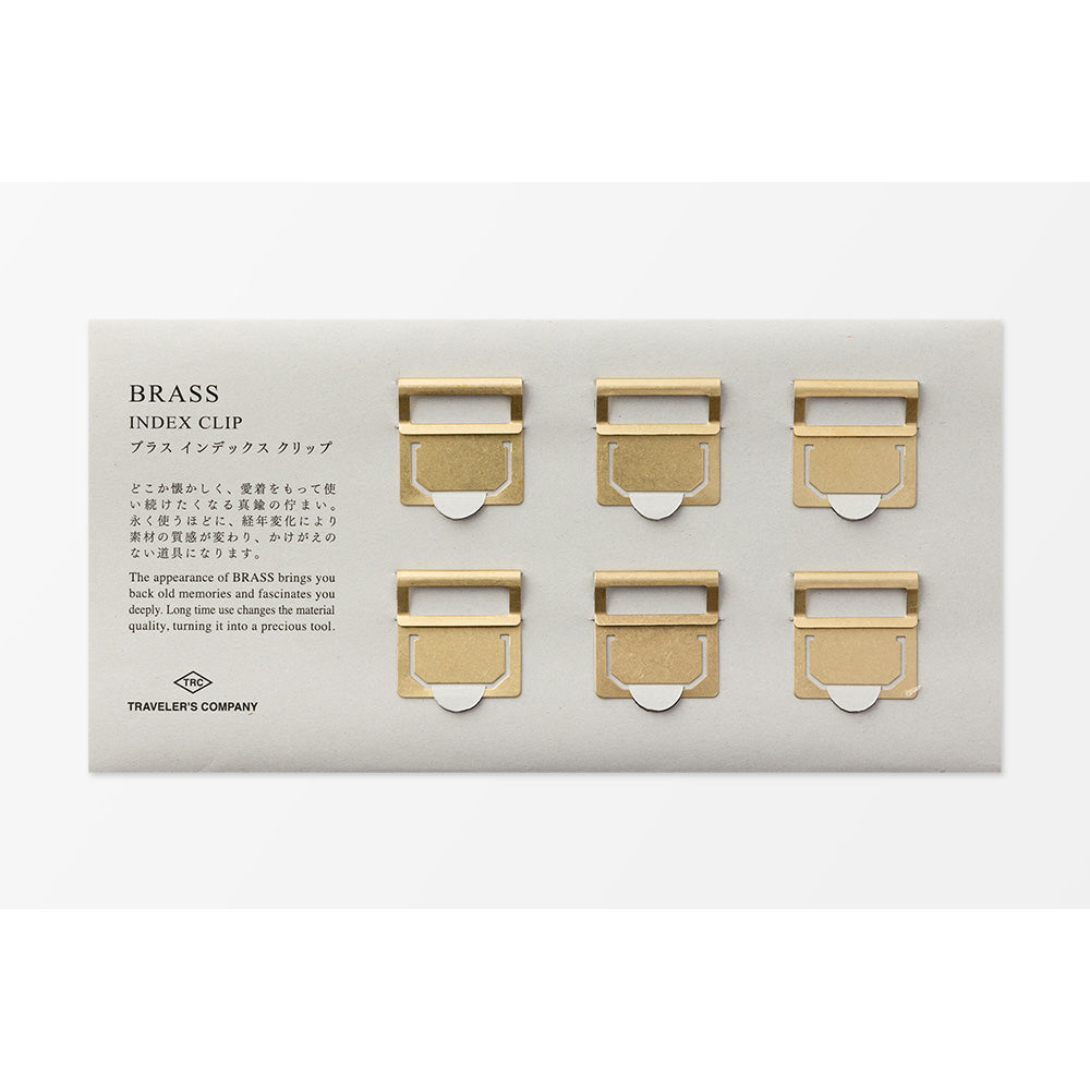 Brass Index Clips