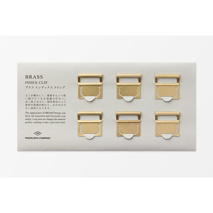 Brass Index Clips