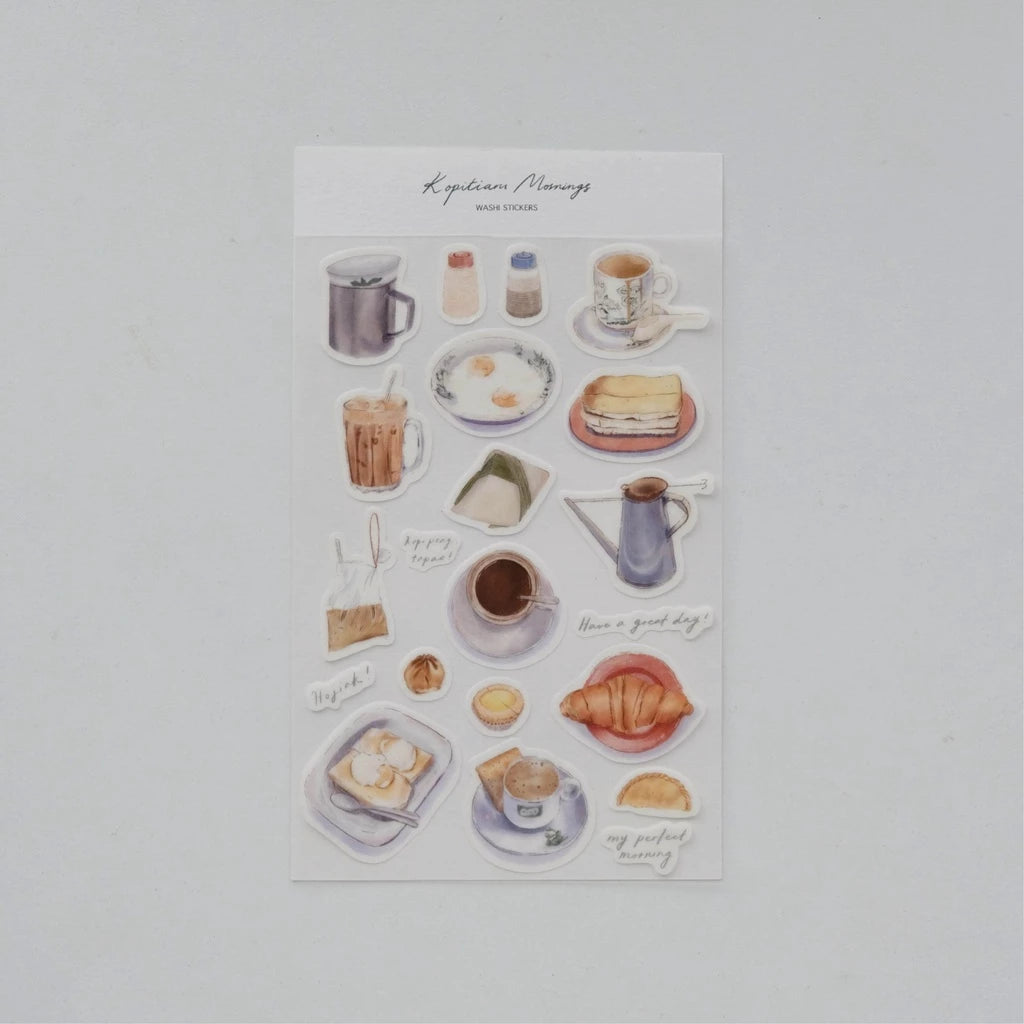 Wenyea: [Sticker] Kopitiam Morning