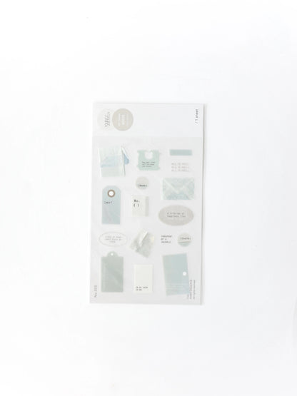 Nyret: PET Sticker - White