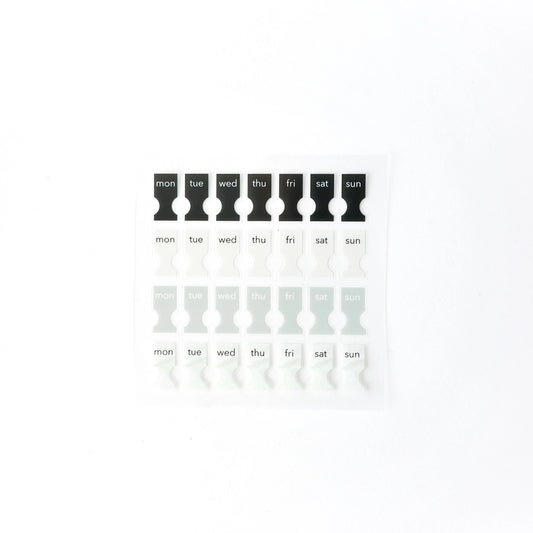 Nyret: PET Sticker - Days