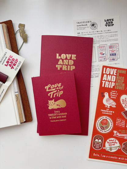 TRAVELER’S notebook LOVE AND TRIP Refill [Passport Size]
