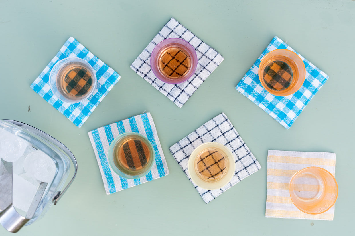 FLW: Linen Coaster [8 Patterns]