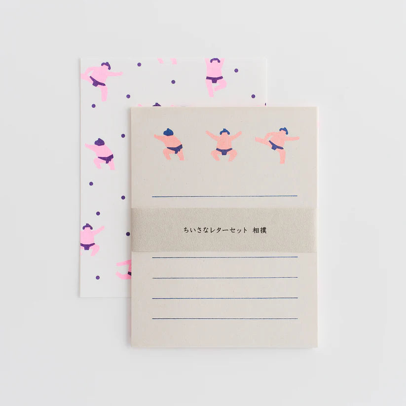 Mizushima: Mini Letter Writing Set - Sumo