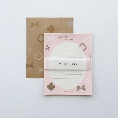 Salvia x Mizushima: Mini Letter Writing Set - Thank you
