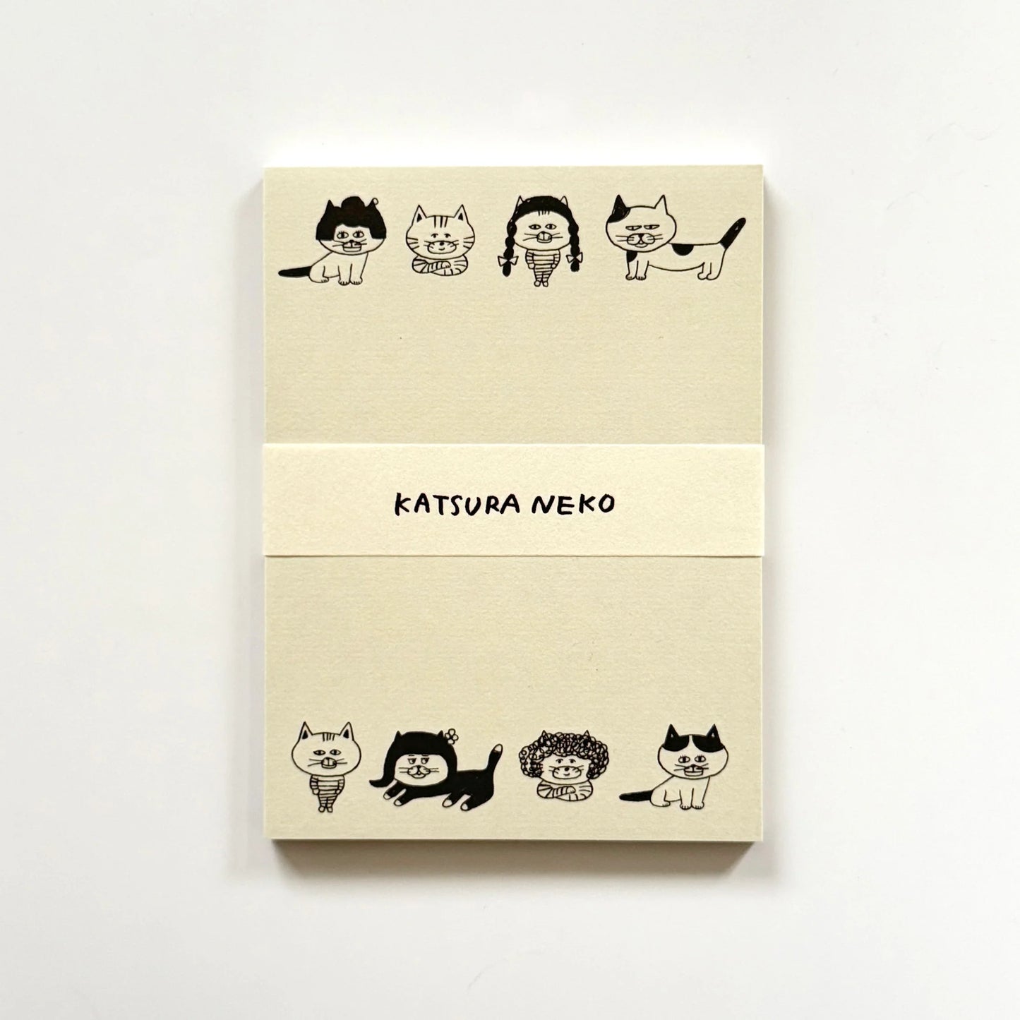 Shibata Keiko x Mizushima: Cats and Wigs Memo Pad