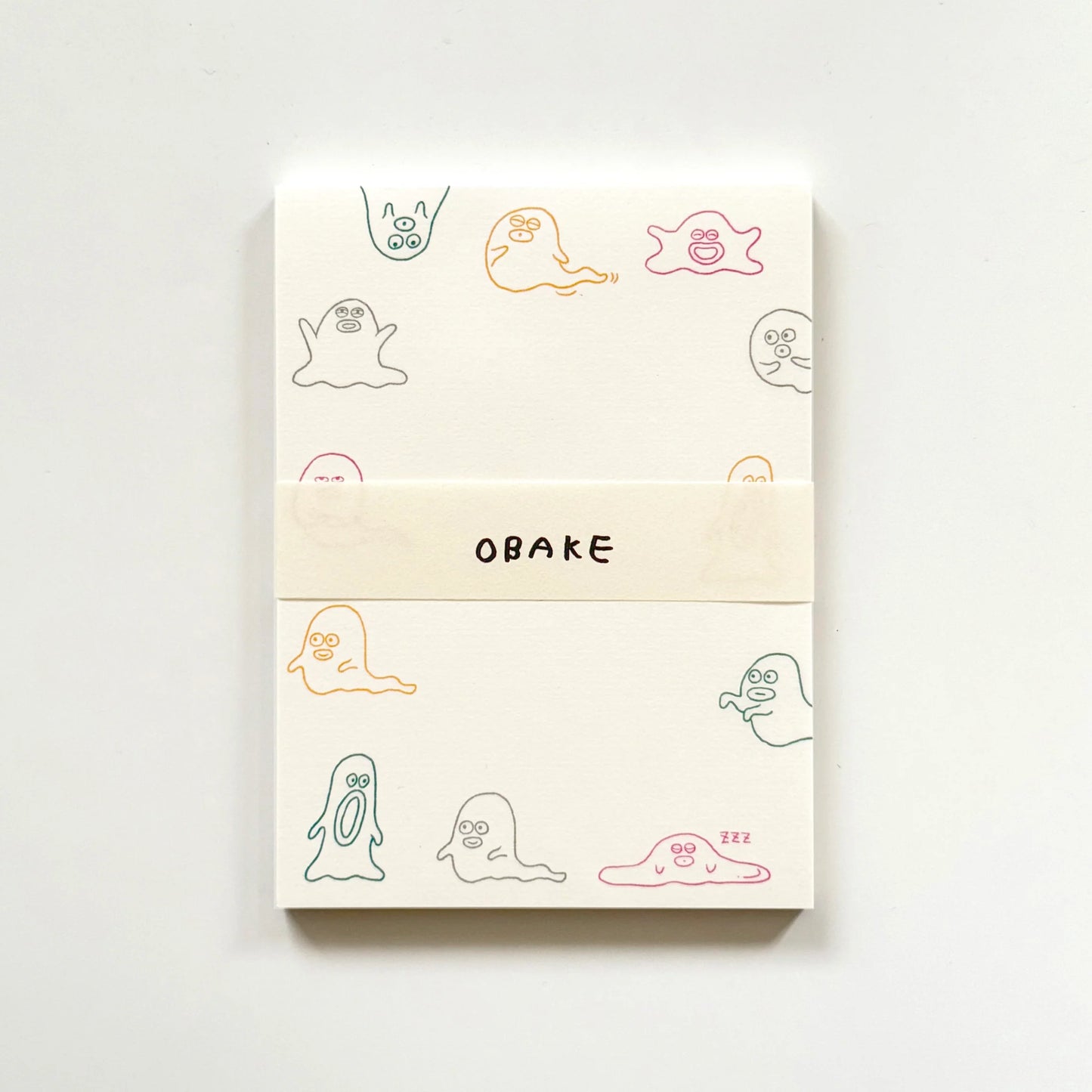 Shibata Keiko x Mizushima: Cute Ghost Memo Pad