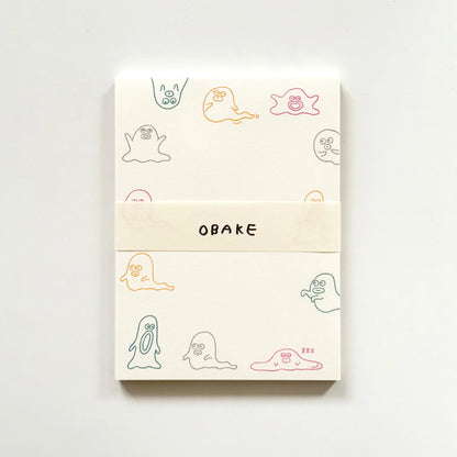 Shibata Keiko x Mizushima: Cute Ghost Memo Pad