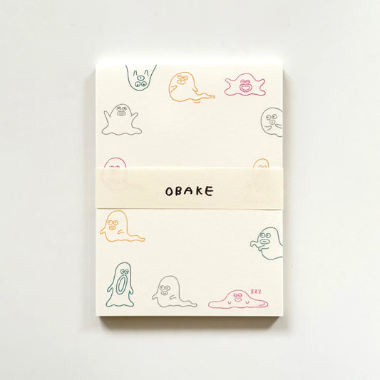 Shibata Keiko x Mizushima: Cute Ghost Memo Pad