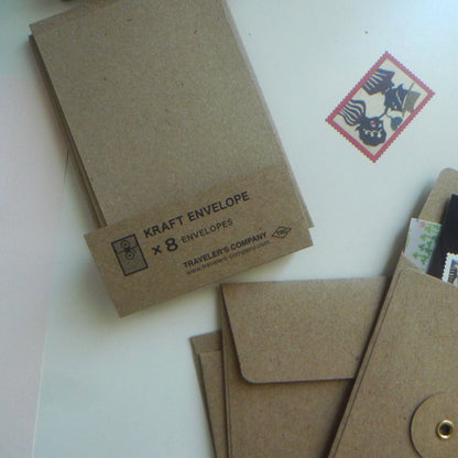Kraft Envelope with Eyelet (Brown)