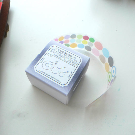 Flagg: [Circle & Ring] Roll Clear Label