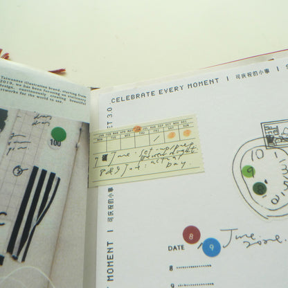 Flagg: Cutting for WEEK Roll Label