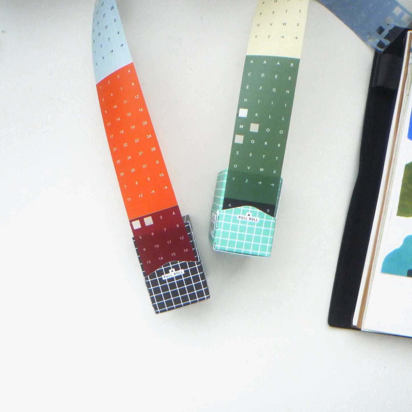 Flagg: [Alphabet/ Number] Roll Masking Label / SQUARE
