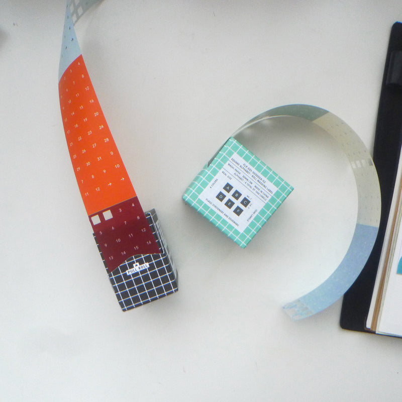 Flagg: [Alphabet/ Number] Roll Masking Label / SQUARE