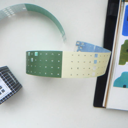 Flagg: [Alphabet/ Number] Roll Masking Label / SQUARE