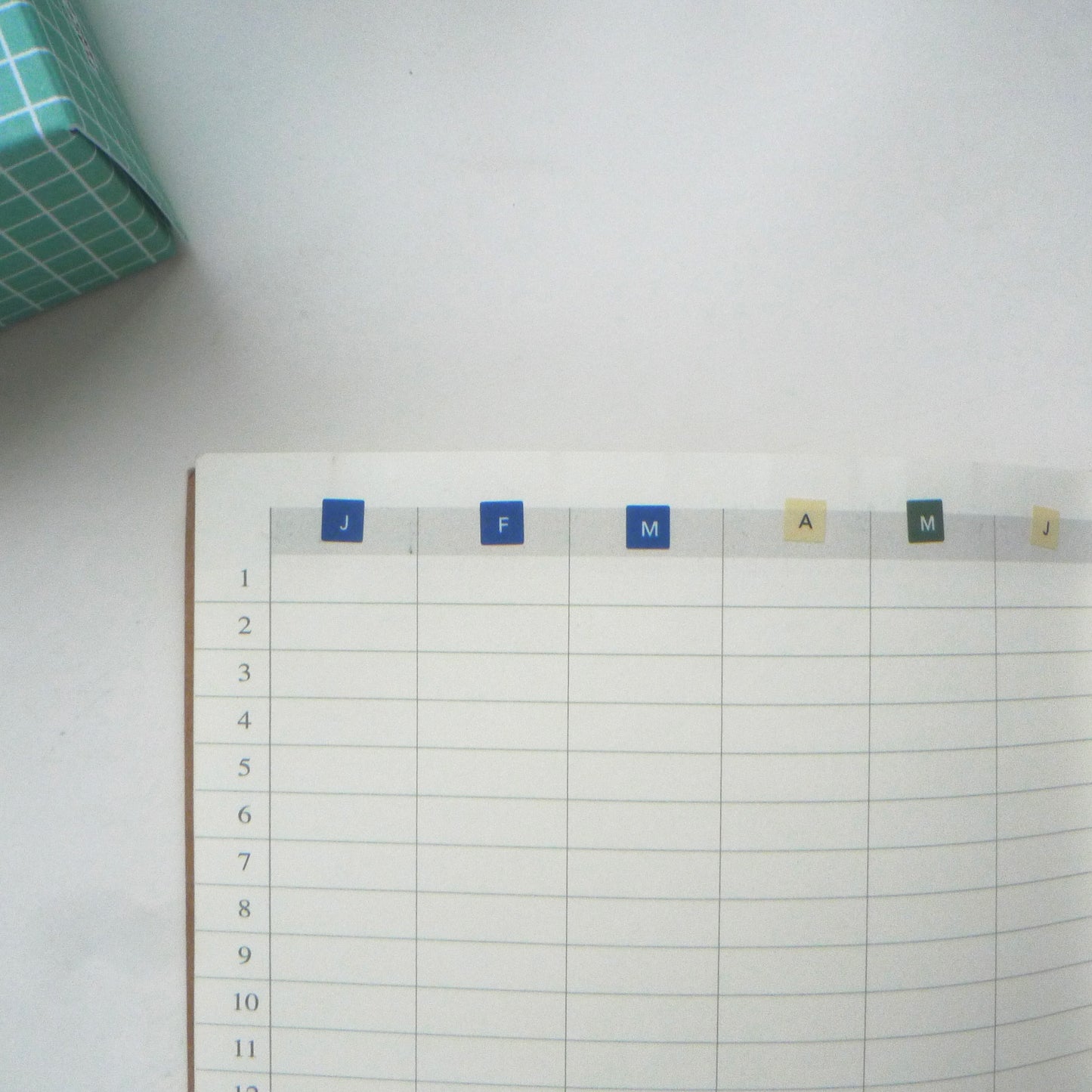 Flagg: [Alphabet/ Number] Roll Masking Label / SQUARE