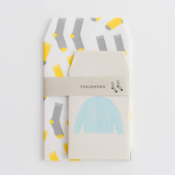 Mizushima: FUKUSHOKU Paper Bag (Sweater x Socks)