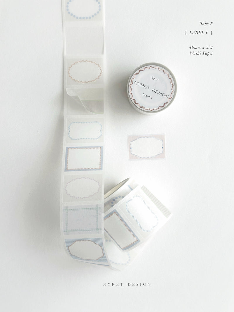 Nyret: Label I - Tape P