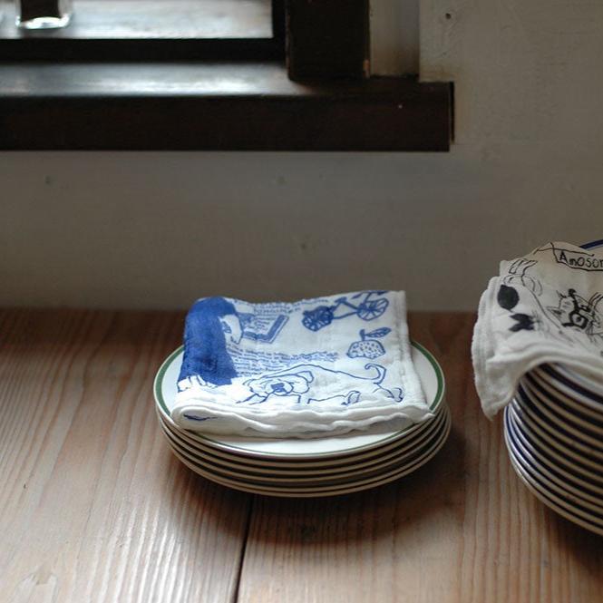 Toranekobonbon x Classiky: KAYA Kitchen Cloth (Dog)