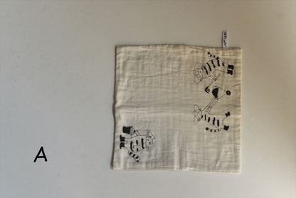 Toranekobonbon x Classiky: Cat Cotton Handkerchief [2 design]