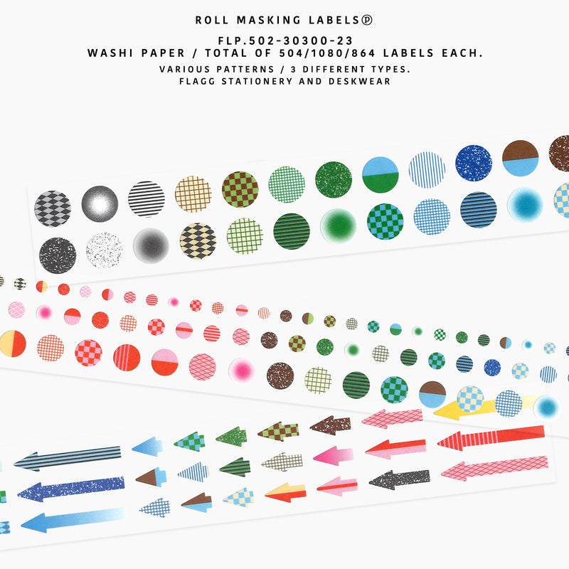 Flagg: [Arrow] Roll Masking Label / Pattern
