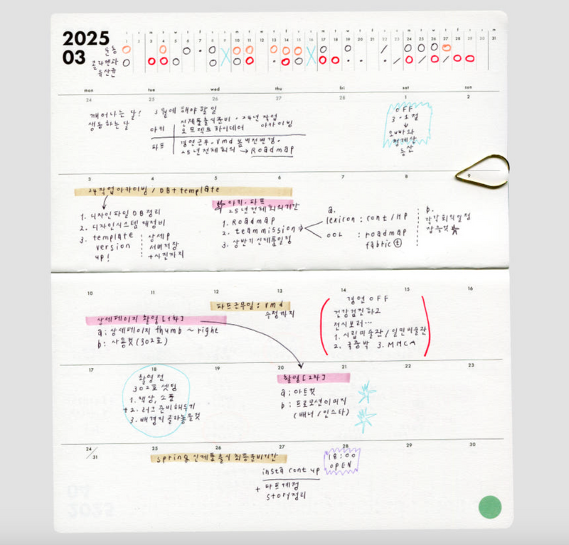 2025 AK: Monthly Diary