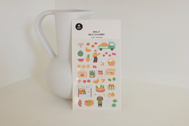 Suatelier Stickers: Fruit Shop
