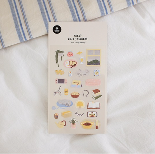 Suatelier Stickers: Lazy Sunday