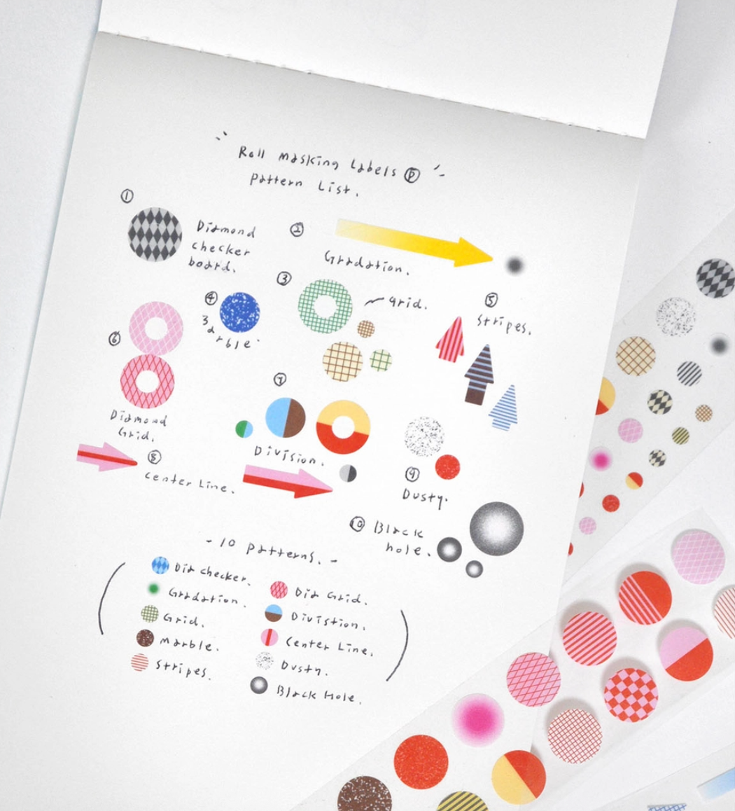 Flagg: [Ring & Dot] Roll Masking Label / Pattern