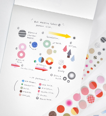 Flagg: [Ring & Dot] Roll Masking Label / Pattern