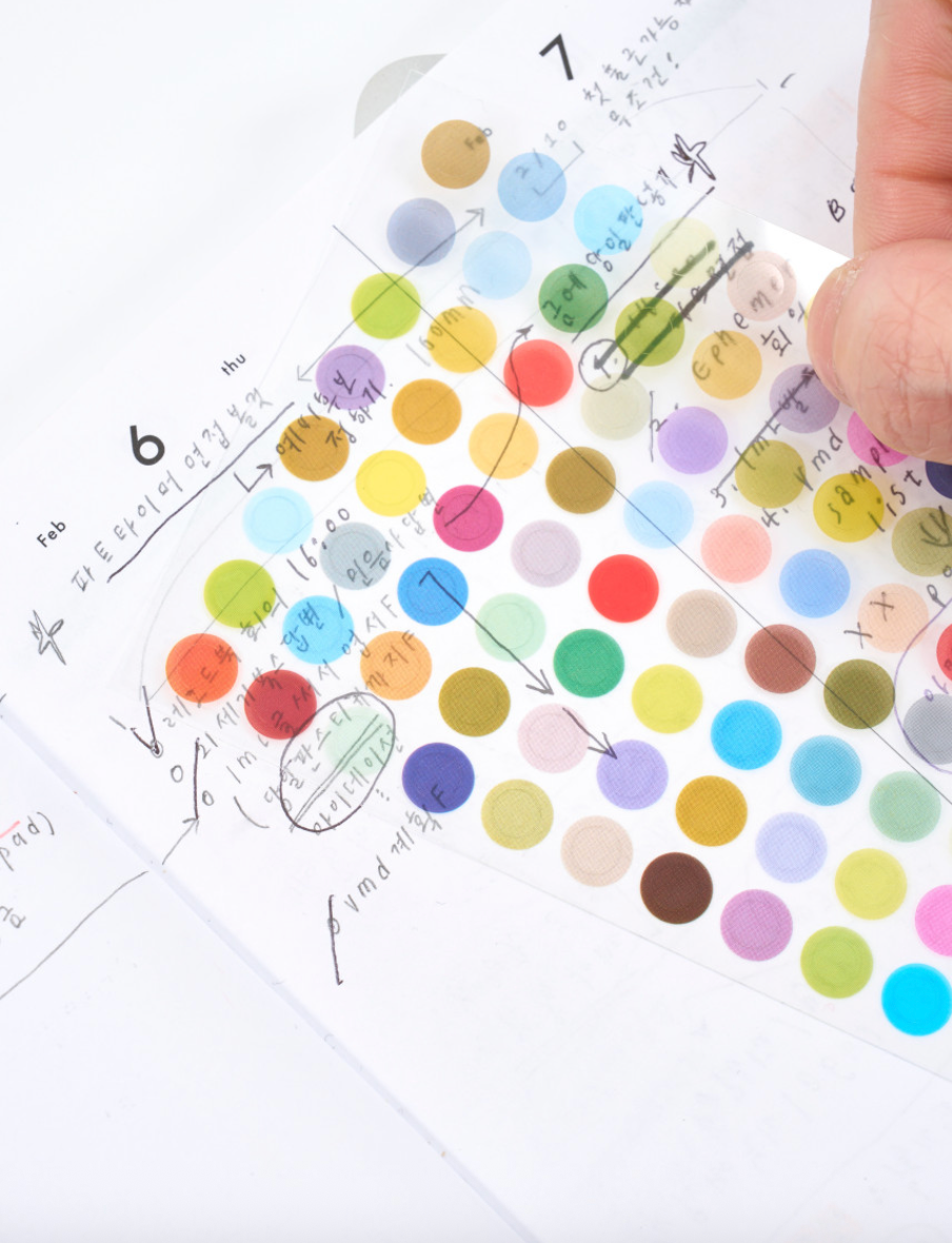 AK: Beads Sticker [Clear / Vivid]