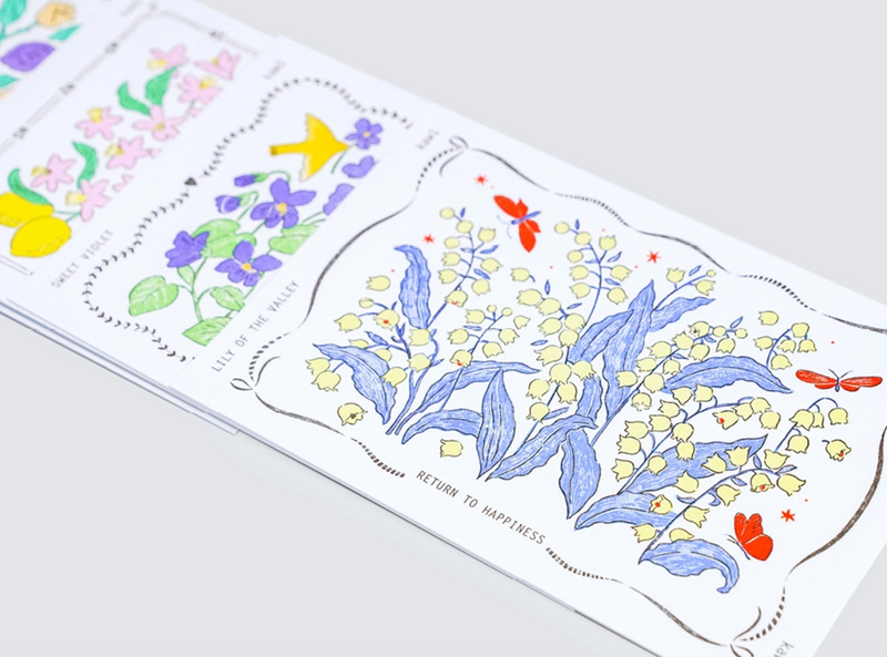 KAWI: Letterpress Card - Lily of the Valley