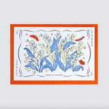 KAWI: Letterpress Card - Lily of the Valley