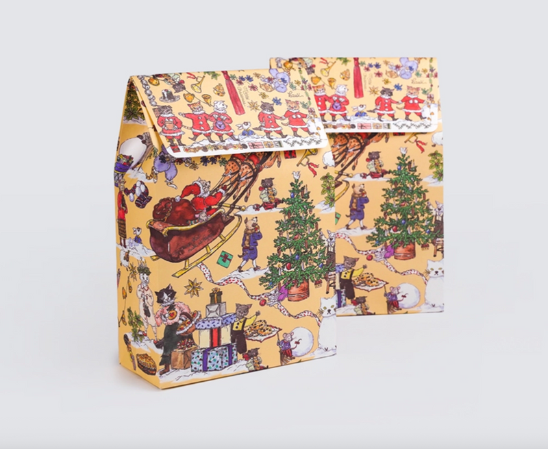 KAWI: 2025 Christmas Paper Bag - Yellow