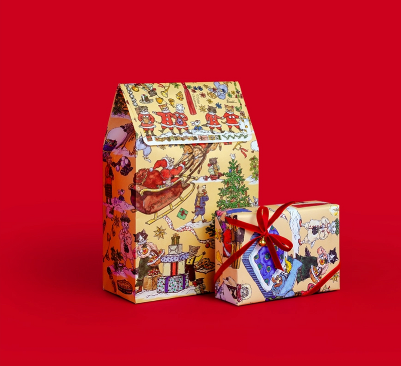 KAWI: 2025 Christmas Paper Bag - Yellow