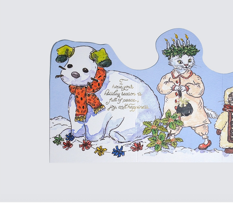 KAWI: 2025 Christmas Card - Blue