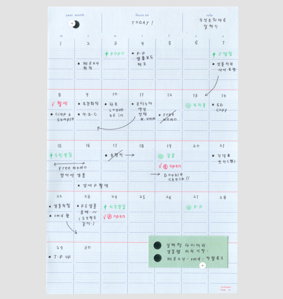 AK: Pace Memo - Monthly