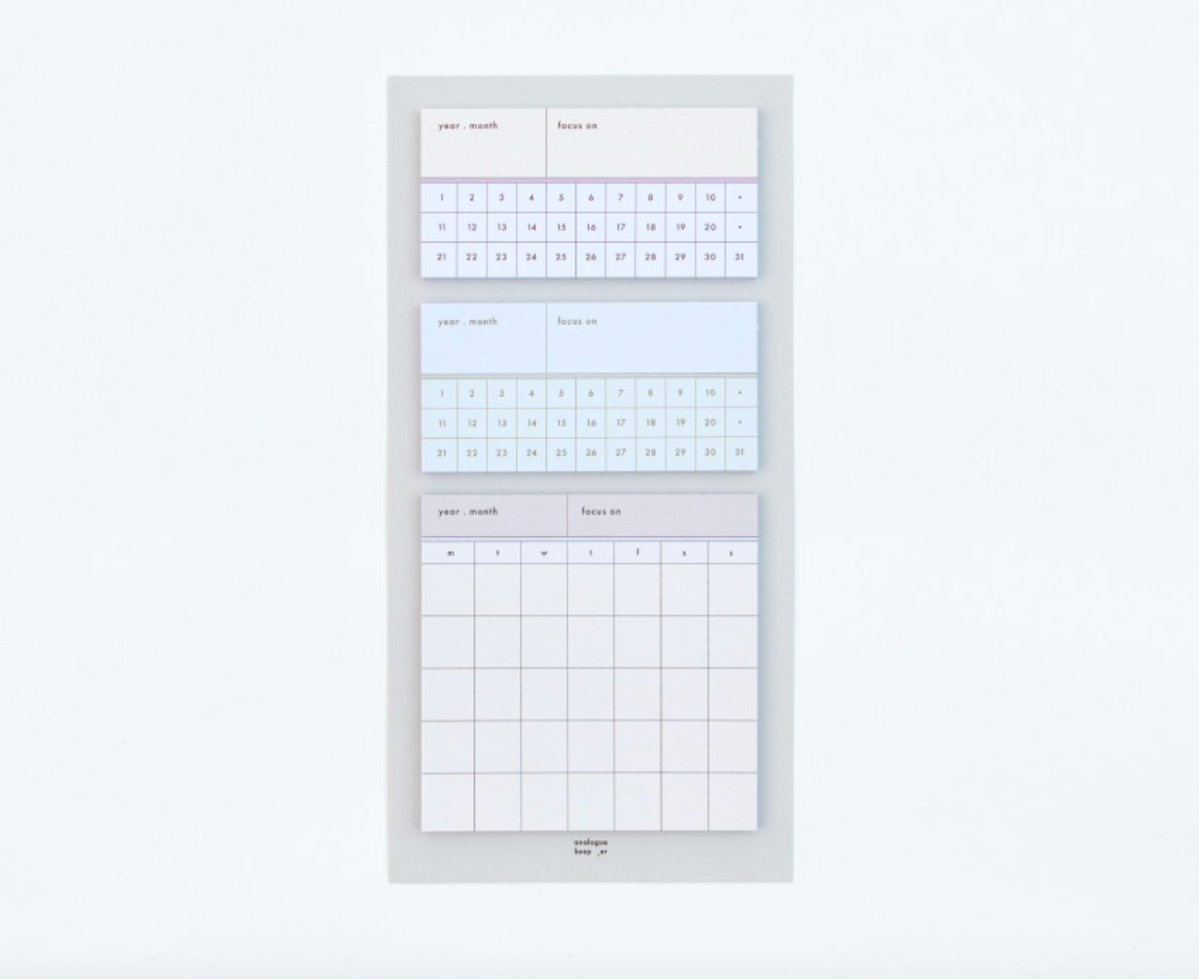 AK: Sticky Tracker - Month