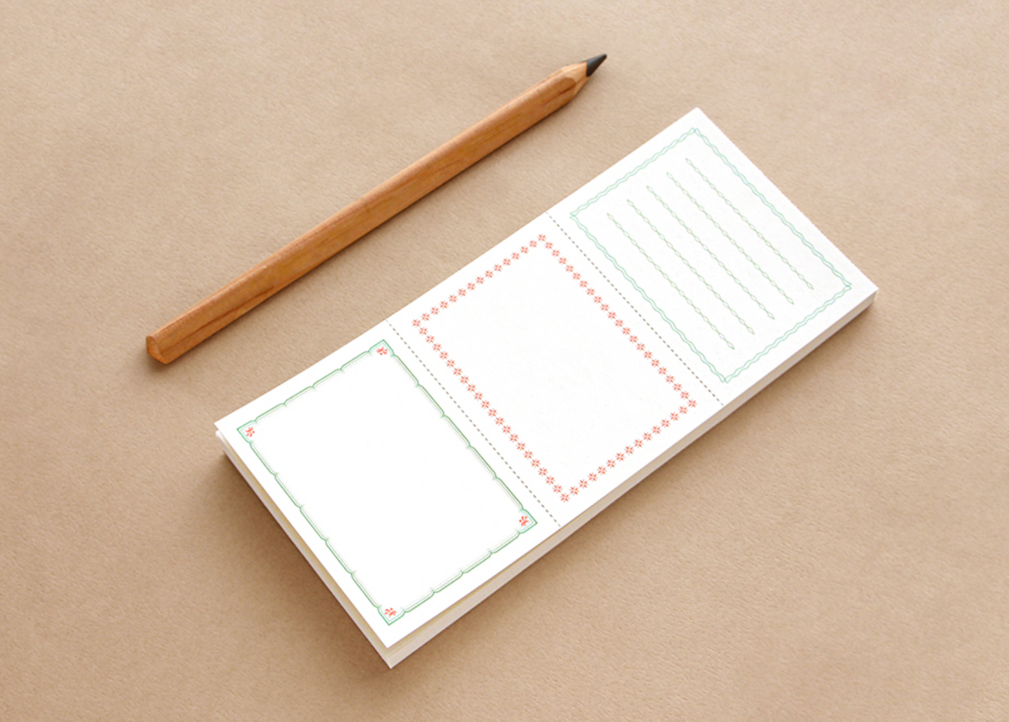 Gongjang: Perforated Memo Pad - Nature