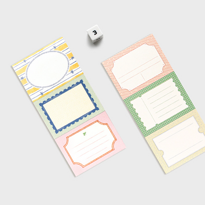 Gongjang: Perforated Memo Pad - Travel