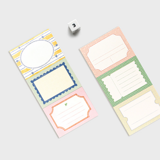 Gongjang: Perforated Memo Pad - Travel