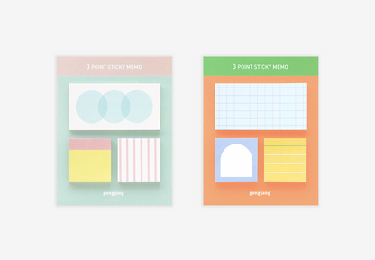 Gongjang: 3 Point Sticky Memo