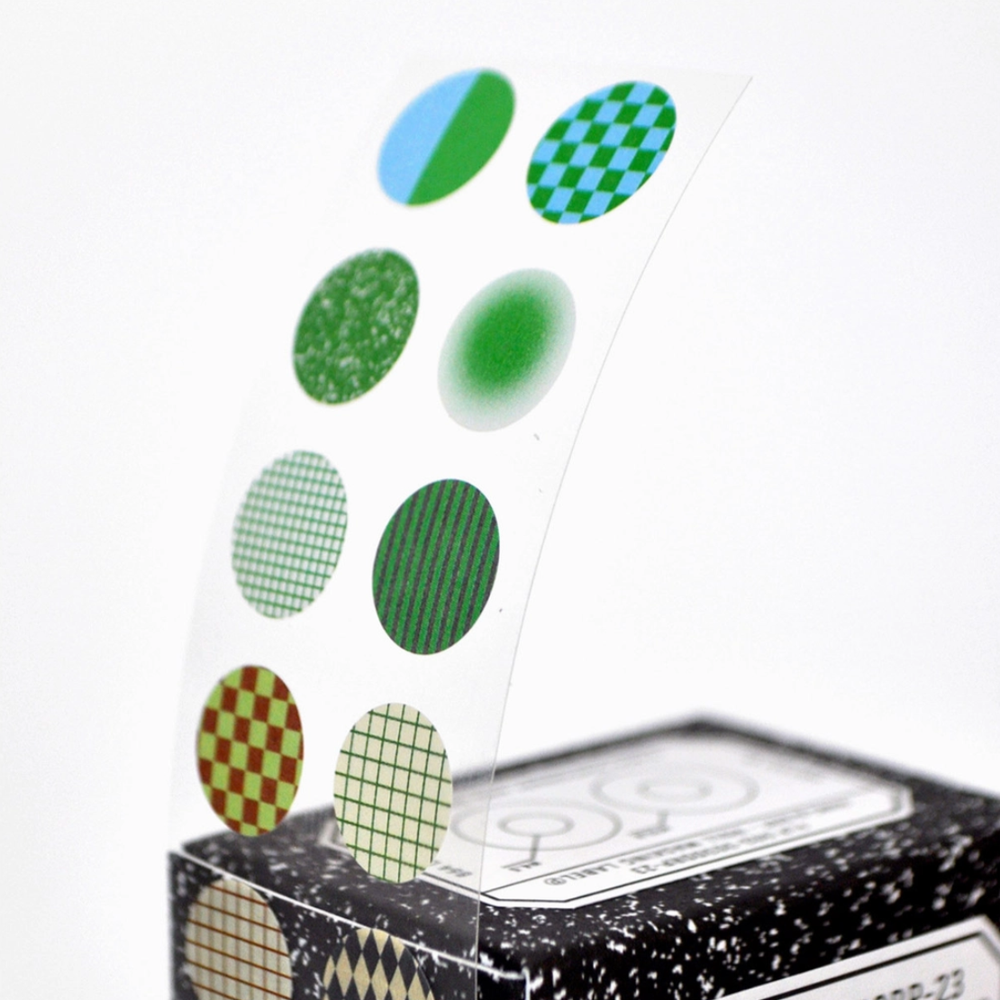 Flagg: [Ring & Dot] Roll Masking Label / Pattern