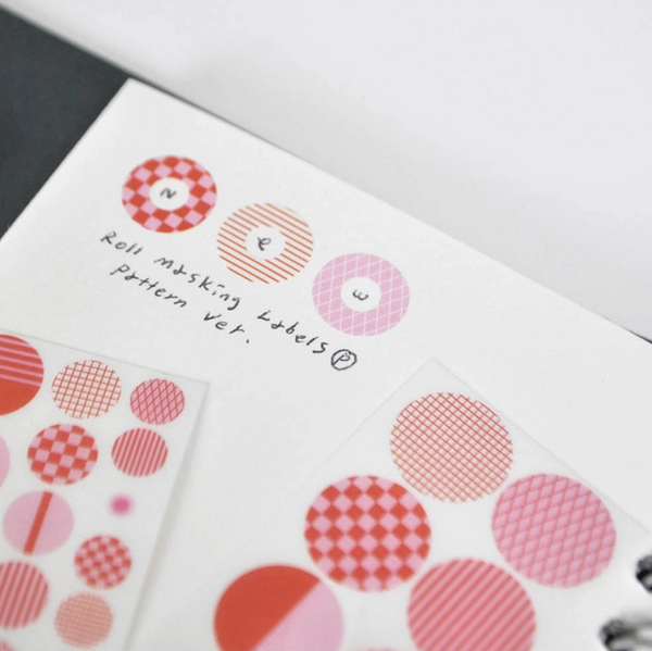 Flagg: [Ring & Dot] Roll Masking Label / Pattern