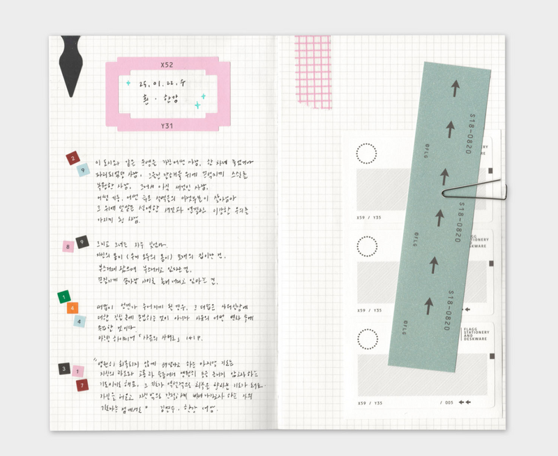 Flagg: [Alphabet/ Number] Roll Masking Label / SQUARE