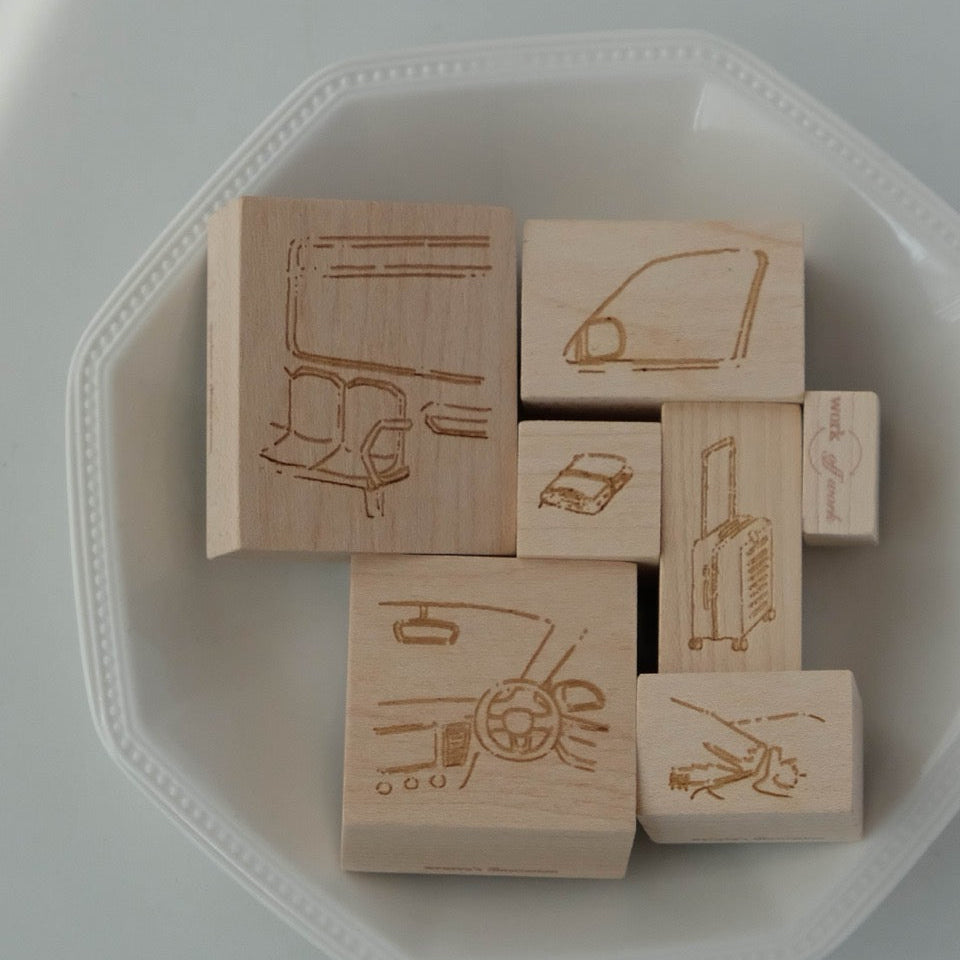 Wenyea: [Rubber Stamp] Journey Begins