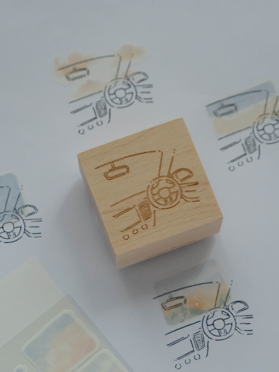Wenyea: [Rubber Stamp] Journey Begins