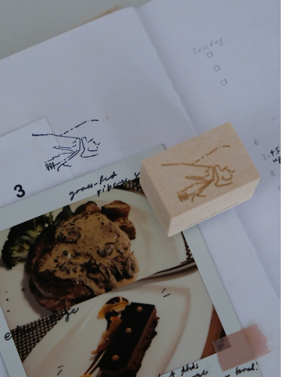 Wenyea: [Rubber Stamp] Journey Begins