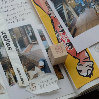 Wenyea: [1.5cm Rubber Stamps] It's matcha series